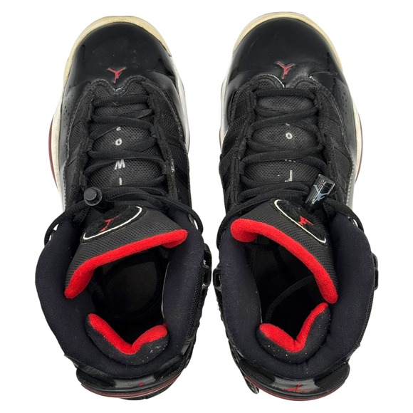 Nike Air Jordan 6 Rings Bred Black Red White Youth 7Y / Women's 8.5‎ 323419-062 - Picture 6 of 10
